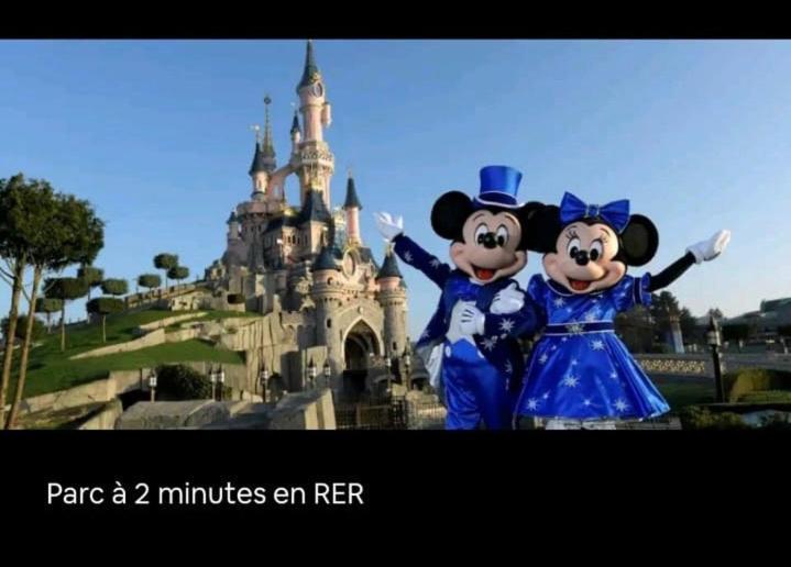 Sweet Appartement Disneyland Paris Parking 300M Station Val D'Europe Chessy  Exterior foto